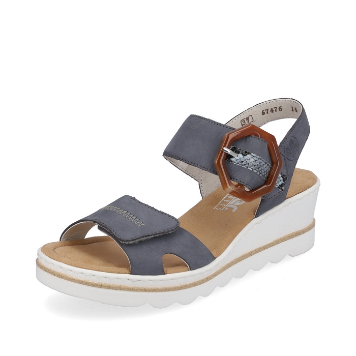 Rieker nu pieds 67476 bleu