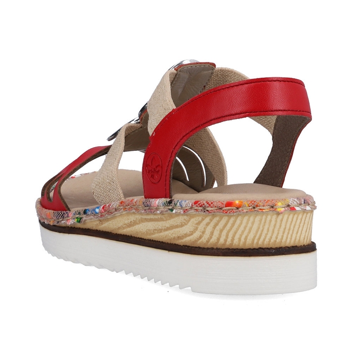 Rieker nu pieds 679l4 rouge6618107_3