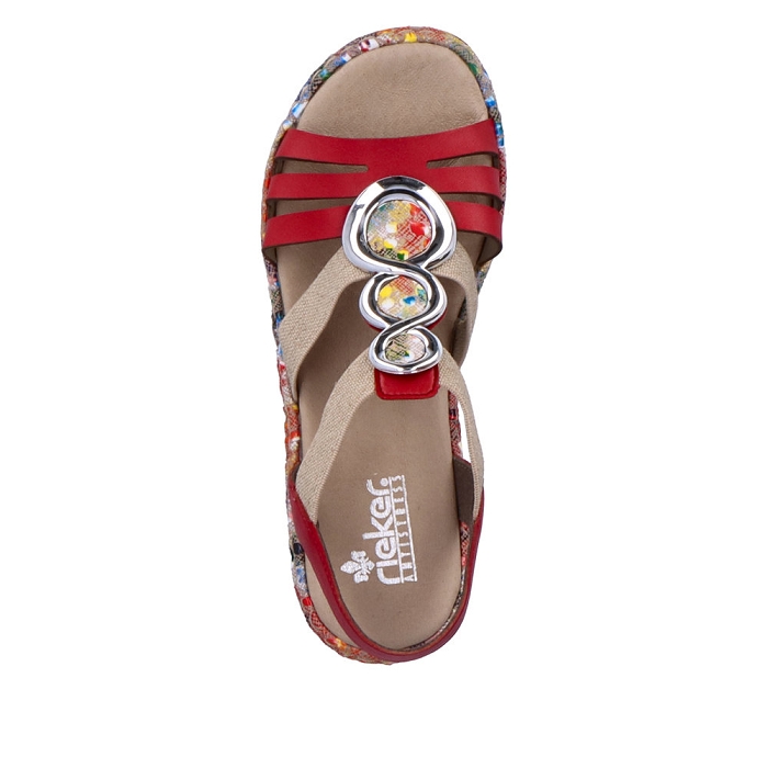 Rieker nu pieds 679l4 rouge6618107_4