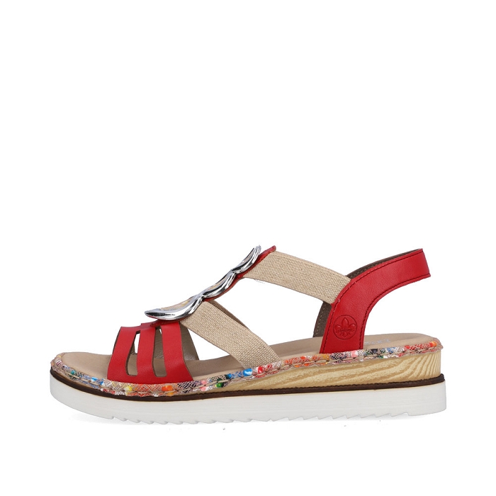 Rieker nu pieds 679l4 rouge6618107_5