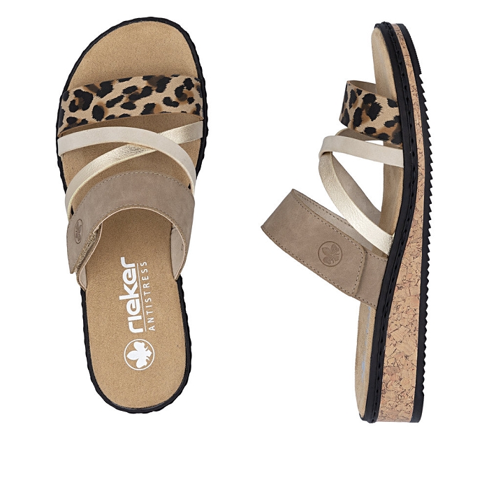 Rieker mule v3652 beige6624205_6