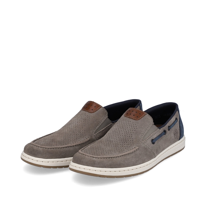 Rieker mocassin 18266 gris6625402_6