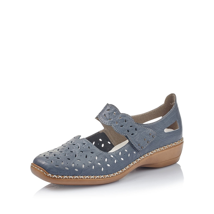 Rieker ballerine 41377 bleu