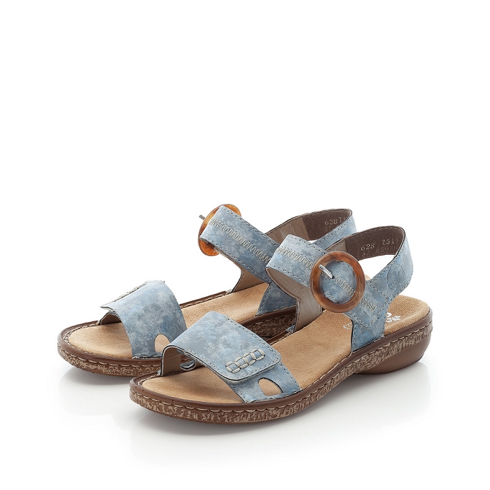 Rieker nu pieds 628z3 bleu6626601_5