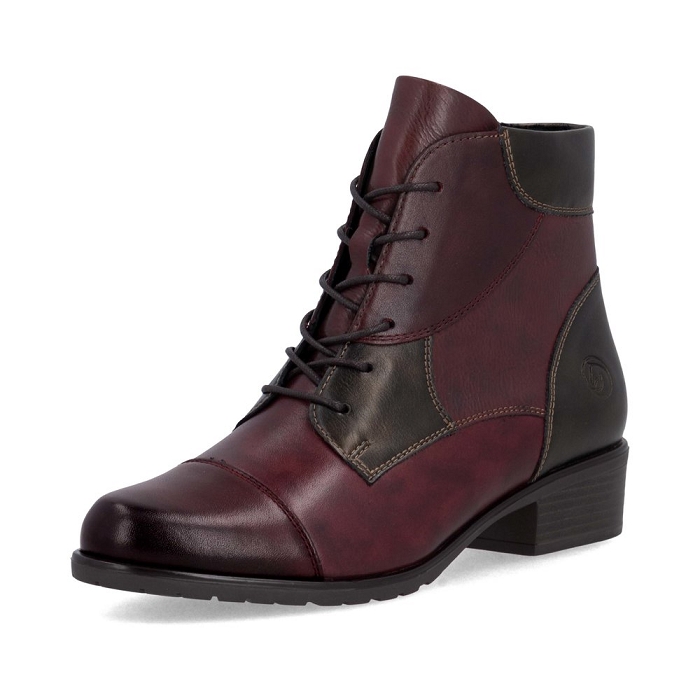 Remonte bottine d6882 rouge