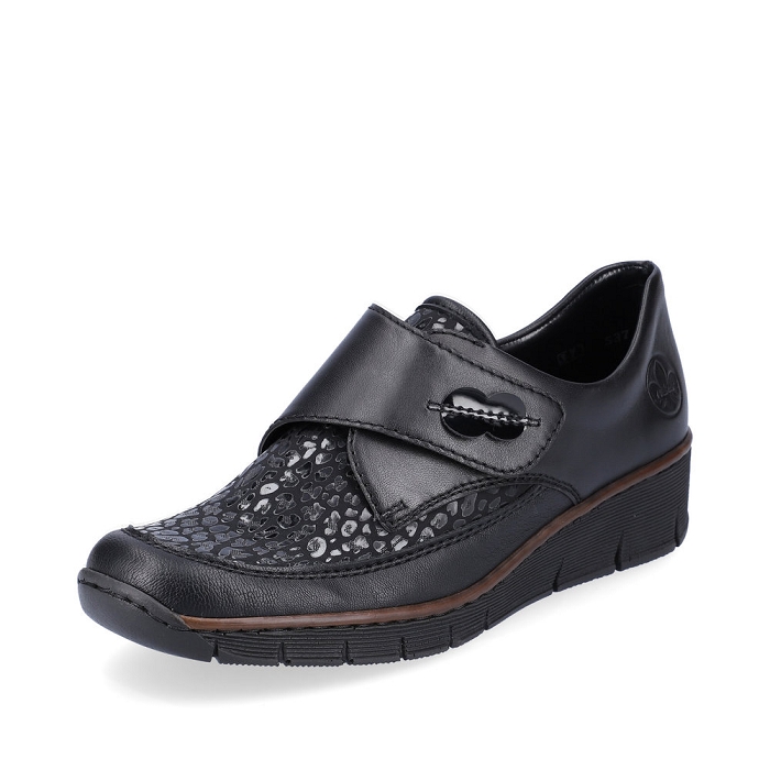 Rieker velcros 537c0 noir