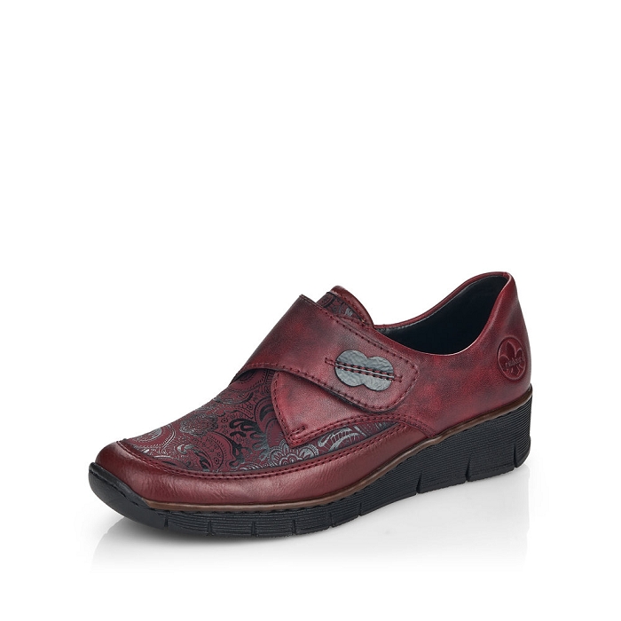 Rieker velcros 537c0 rouge