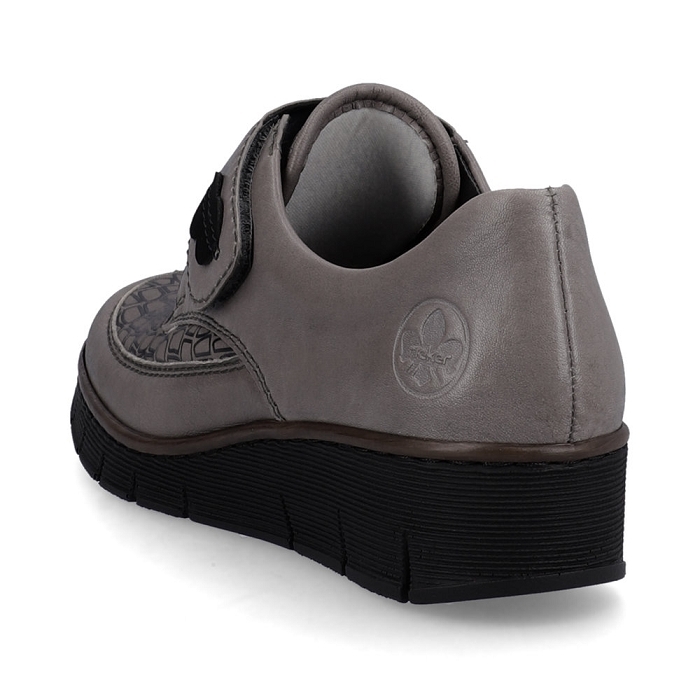 Rieker velcros 537c0 gris6701604_3
