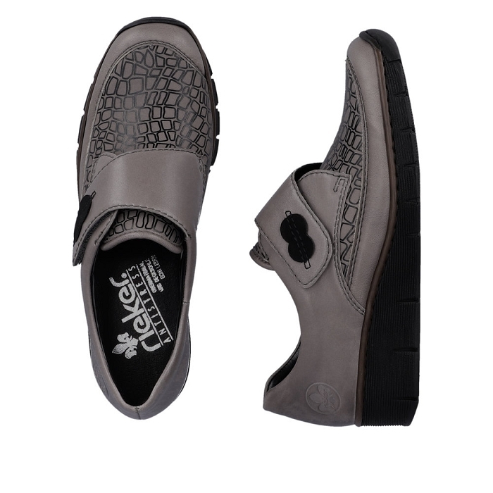 Rieker velcros 537c0 gris6701604_6