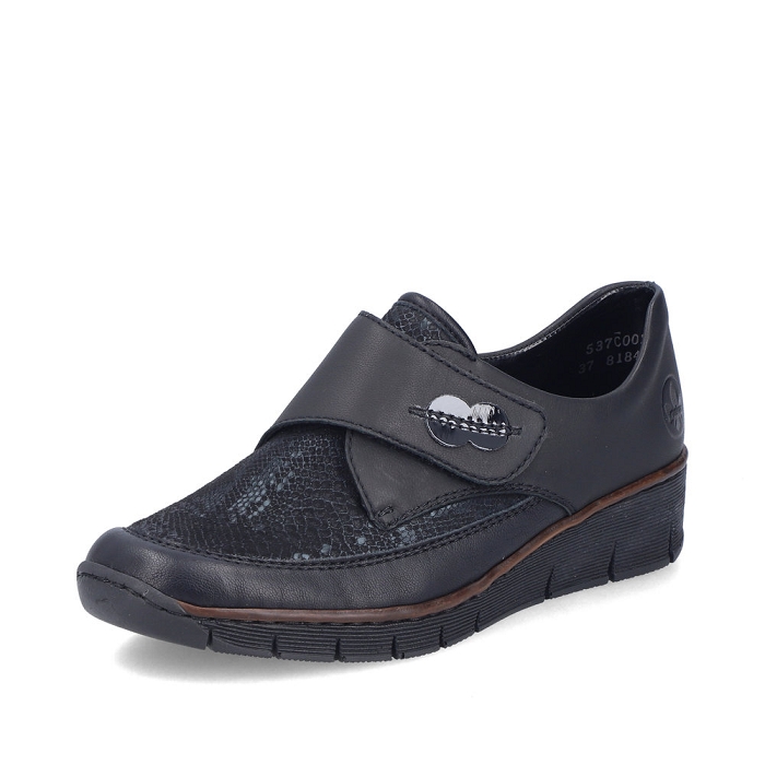Rieker velcros 537c0 noir