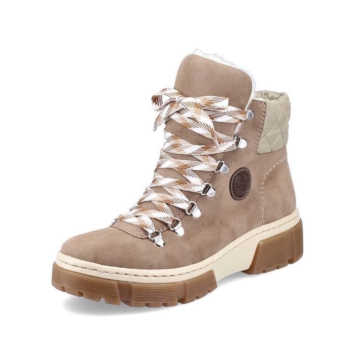 Rieker bottine x8647 beige