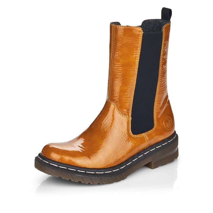 Rieker bottine 76280 jaune