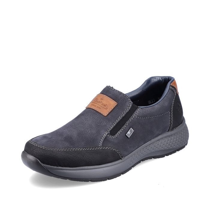 Rieker mocassin b7654 bleu