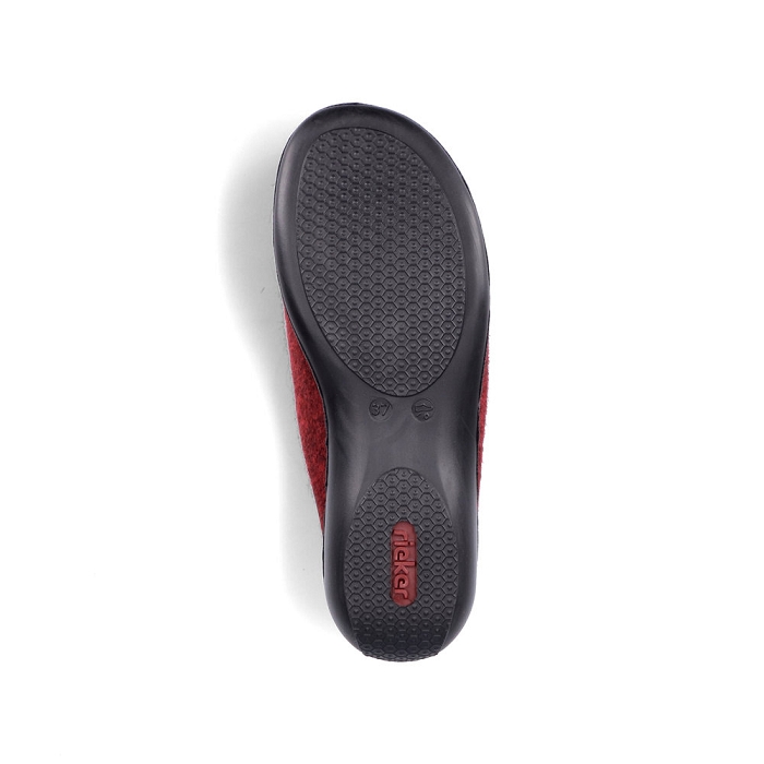 Rieker pantoufles 659a4 rouge6737901_5