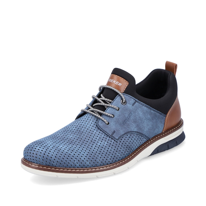 Rieker derbies 14450 bleu