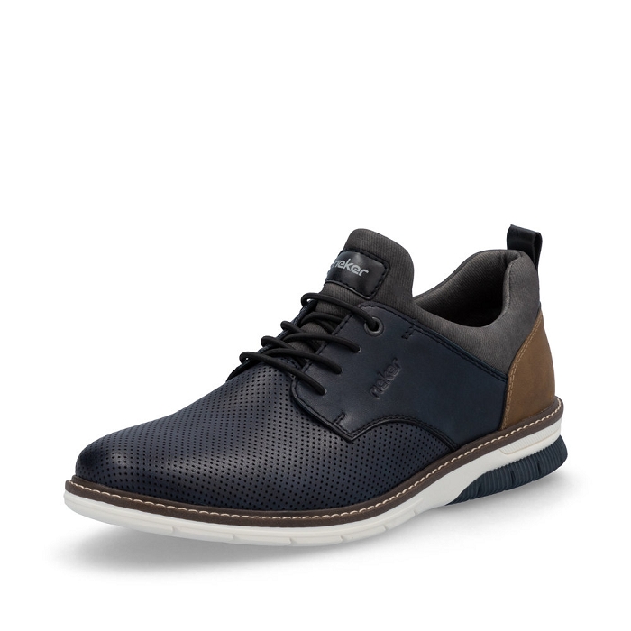 Rieker derbies 14450 bleu