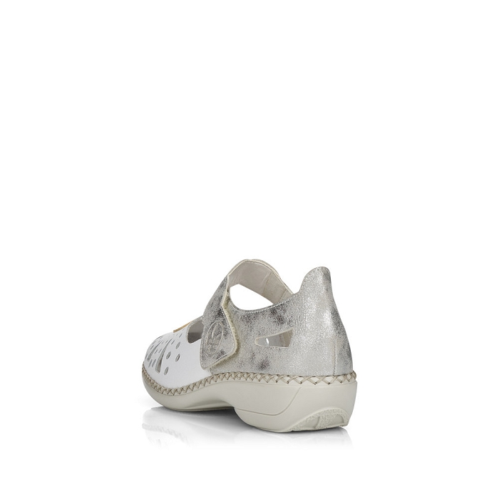 Rieker ballerine 41368 blanc6789701_3