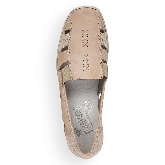 Rieker ballerine 41385 beige6789801_4
