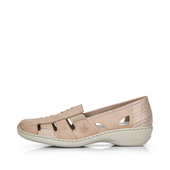 Rieker mocassin 41385 beige6789801_5