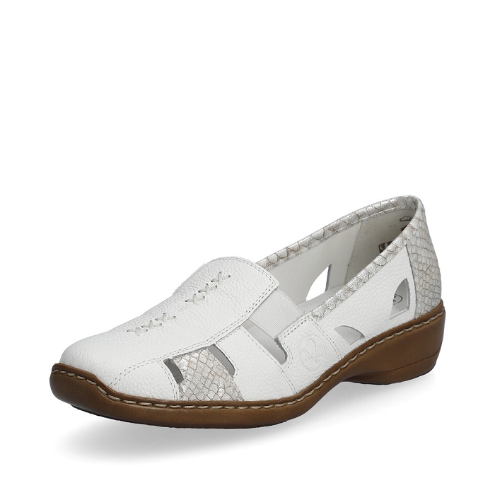 Rieker ballerine 41385 blanc