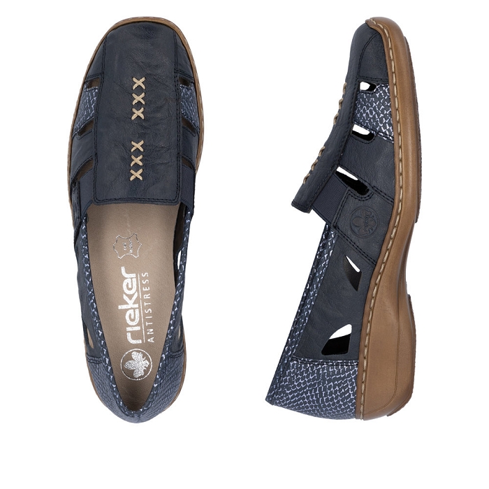 Rieker ballerine 41385 bleu6789803_6