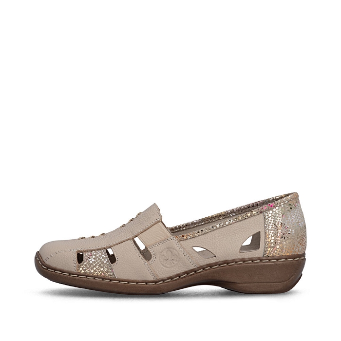 Rieker mocassin 41385 beige6789804_5