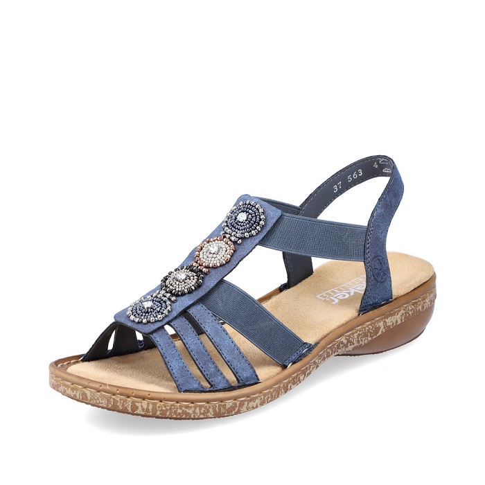 Rieker nu pieds 628g9 bleu