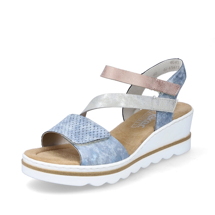 Rieker nu pieds 67454 bleu