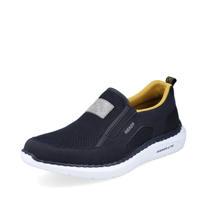 Rieker mocassin b7264 bleu