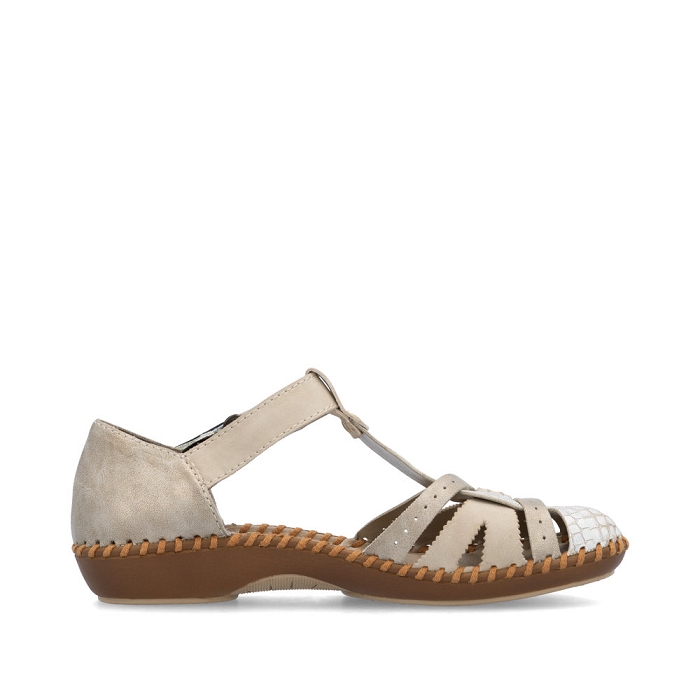 Rieker ballerine m1650 beige6795702_2