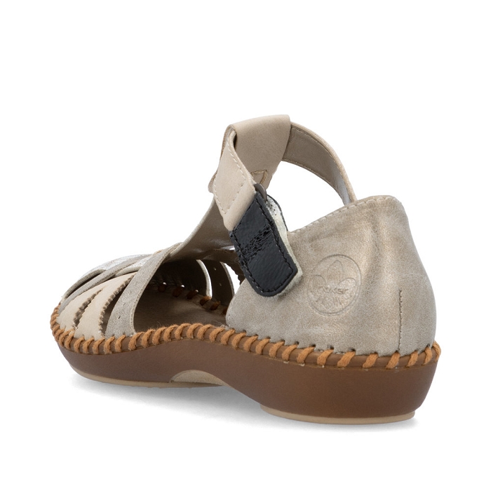 Rieker ballerine m1650 beige6795702_3