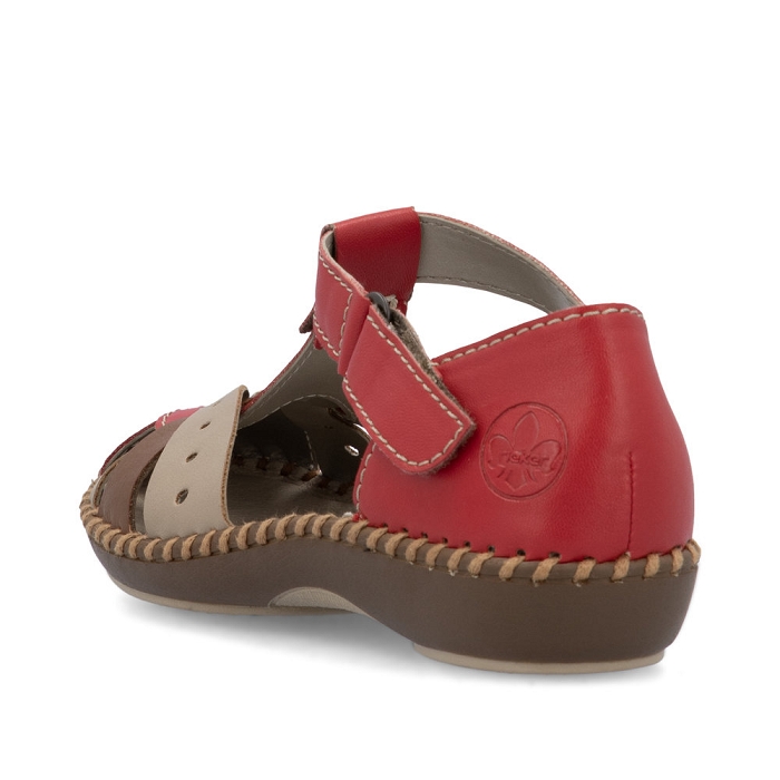 Rieker nu pieds m1655 rouge6795805_3