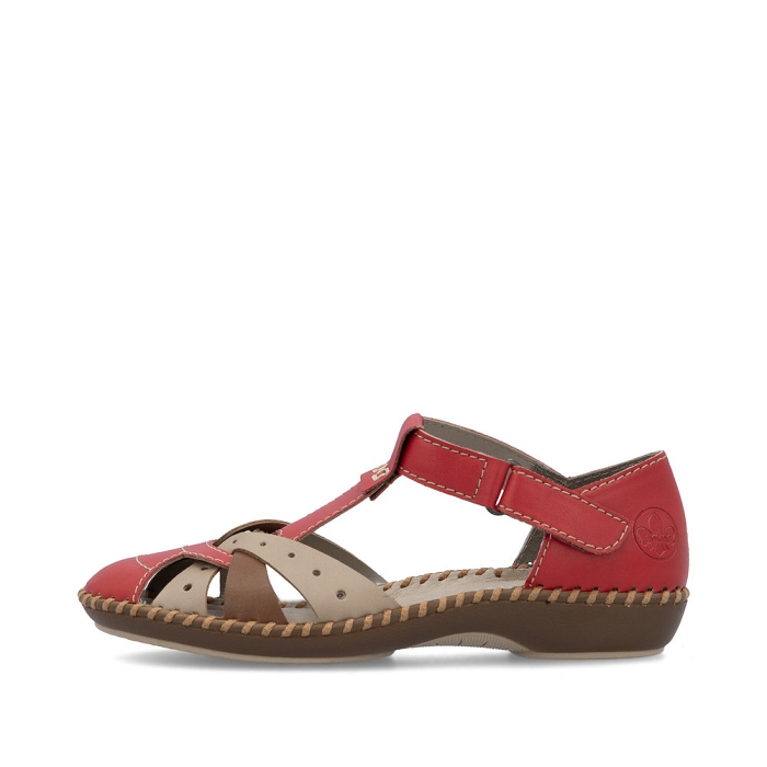Rieker nu pieds m1655 rouge6795805_5