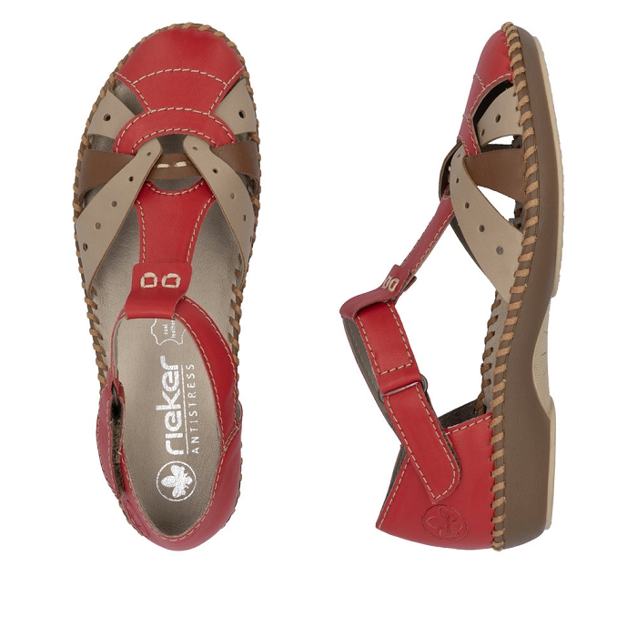 Rieker nu pieds m1655 rouge6795805_6