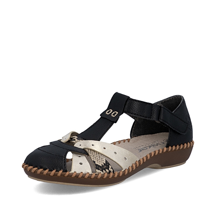 Rieker velcros m1655 noir