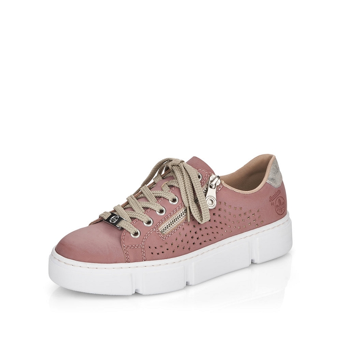 Rieker basket n5944 rose