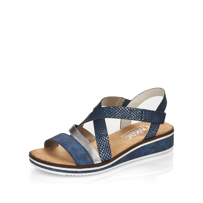 Rieker nu pieds v3663 bleu