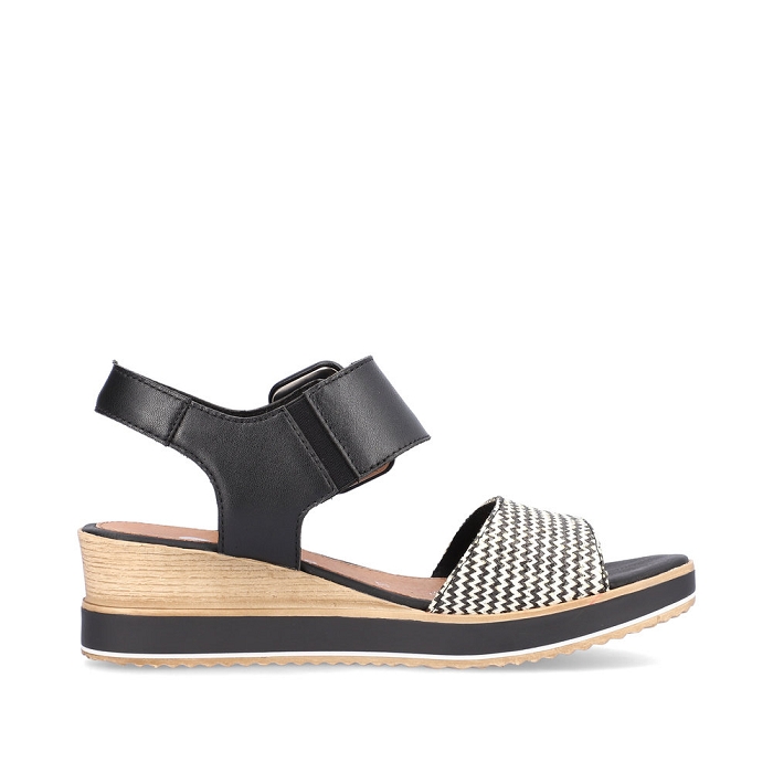 Remonte nu pieds d6453 noir6805603_2