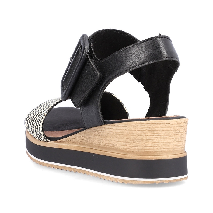 Remonte nu pieds d6453 noir6805603_3