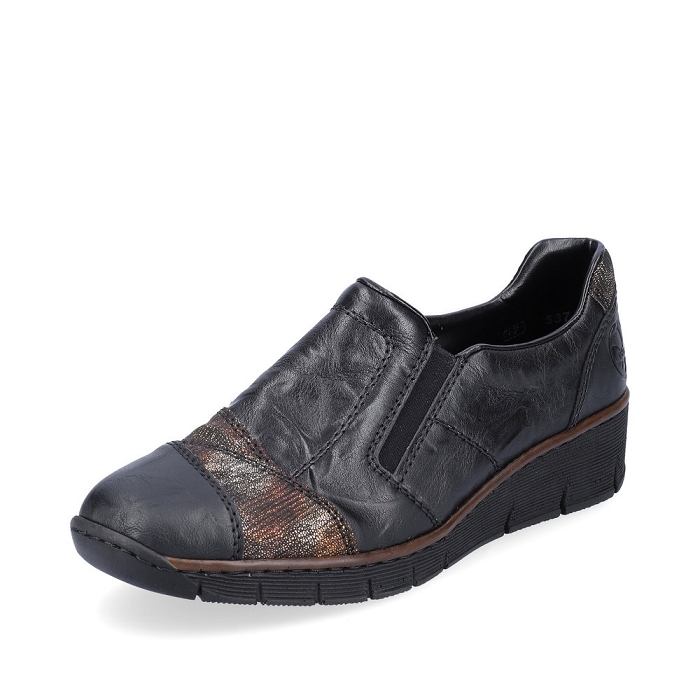 Rieker mocassin 53768 noir