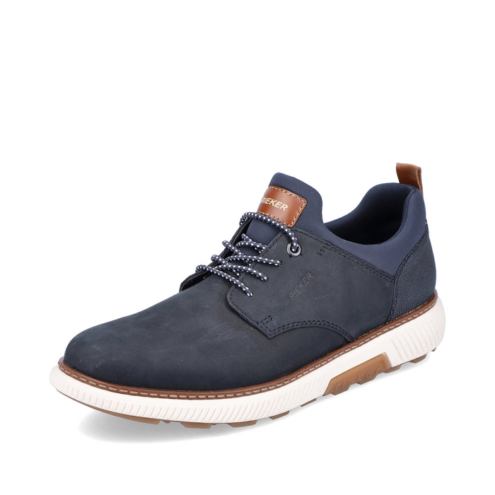 Rieker derbies b3360 bleu