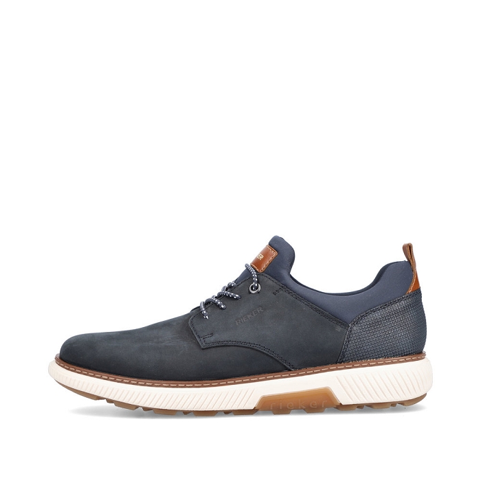 Rieker derbies b3360 bleu6850401_5