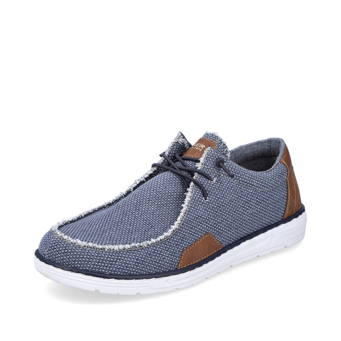 Rieker derbies 08600 bleu