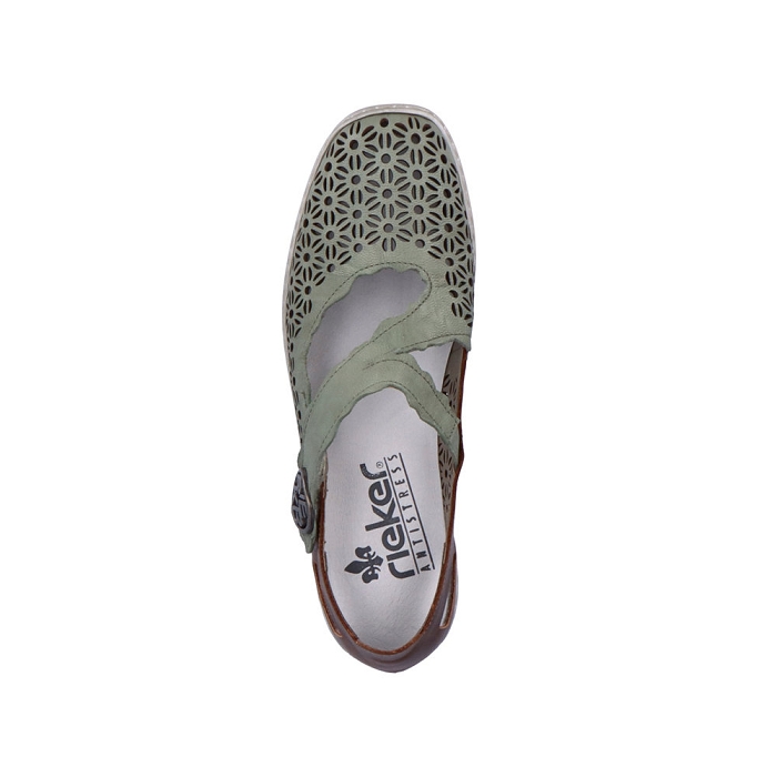 Rieker ballerine 413g4 vert6920303_4