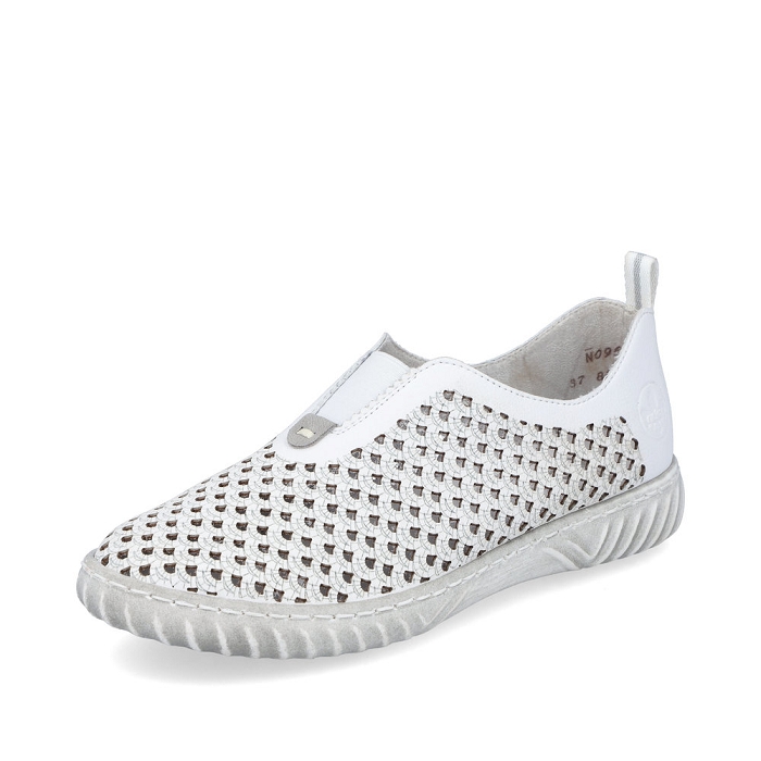 Rieker mocassin n0965 blanc