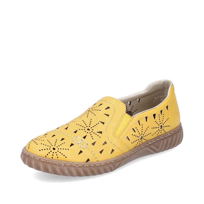 Rieker mocassin n0967 jaune