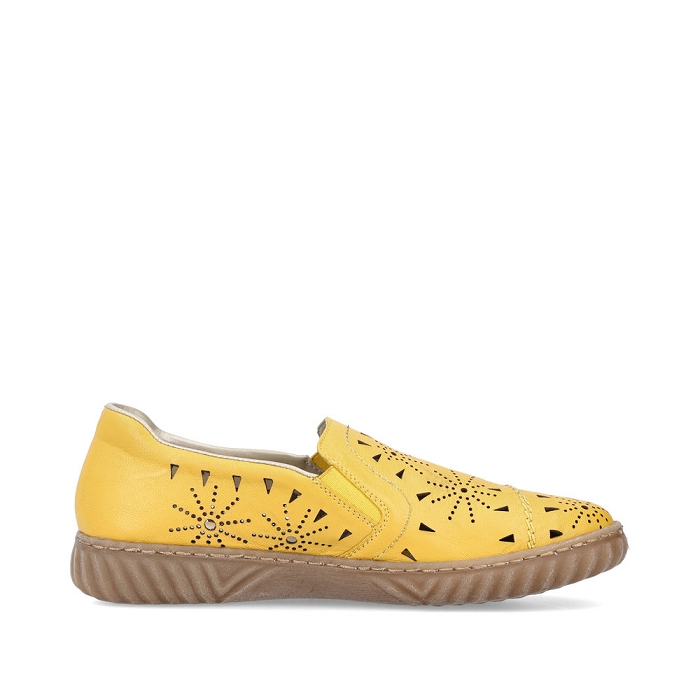 Rieker mocassin n0967 jaune6926702_2