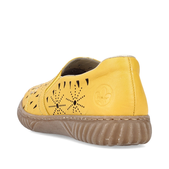 Rieker mocassin n0967 jaune6926702_3