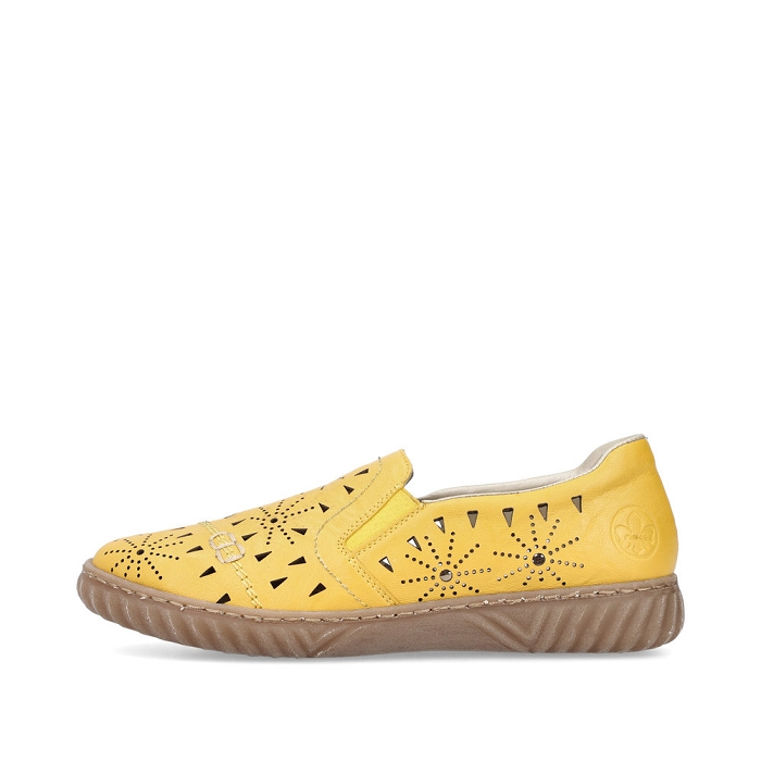 Rieker mocassin n0967 jaune6926702_5