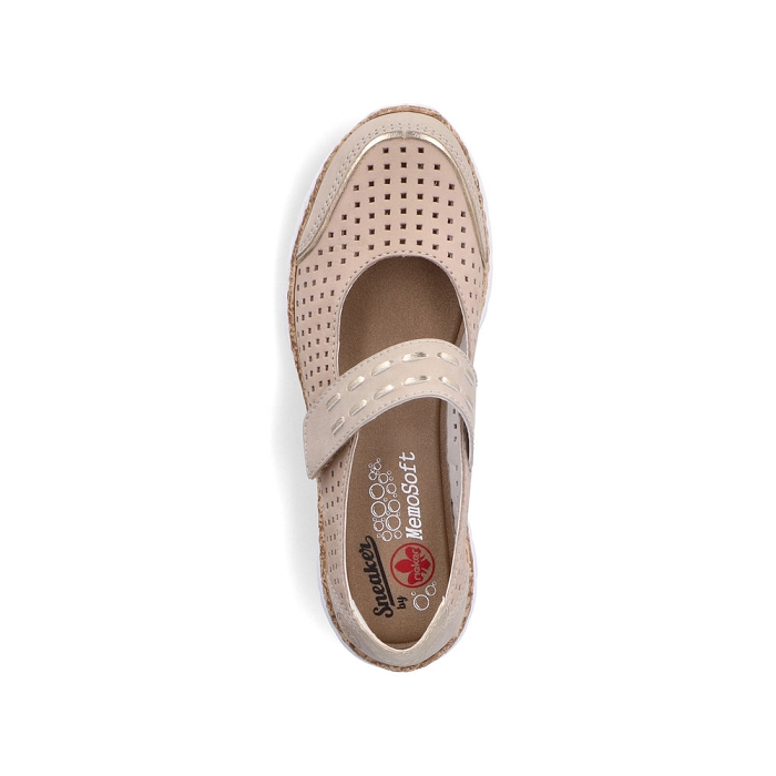 Rieker ballerine n4257 beige6927001_4